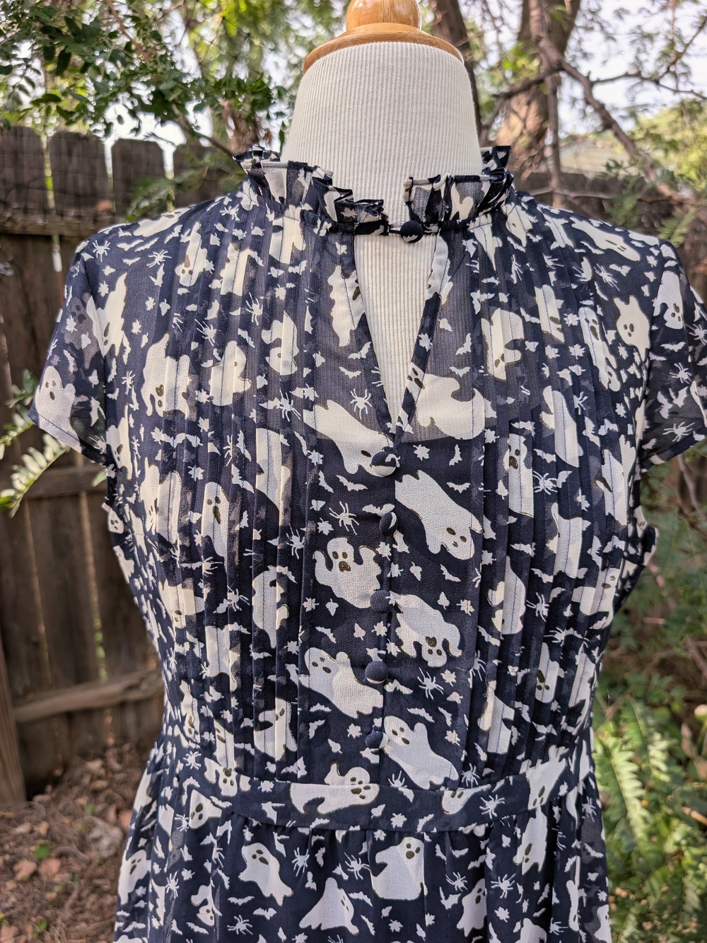 Modcloth Ghosts & Ghouls Halloween Midi Dress - Picture 2 of 10